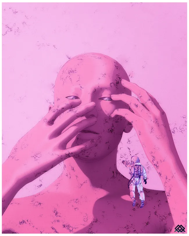 My inner self, digital art